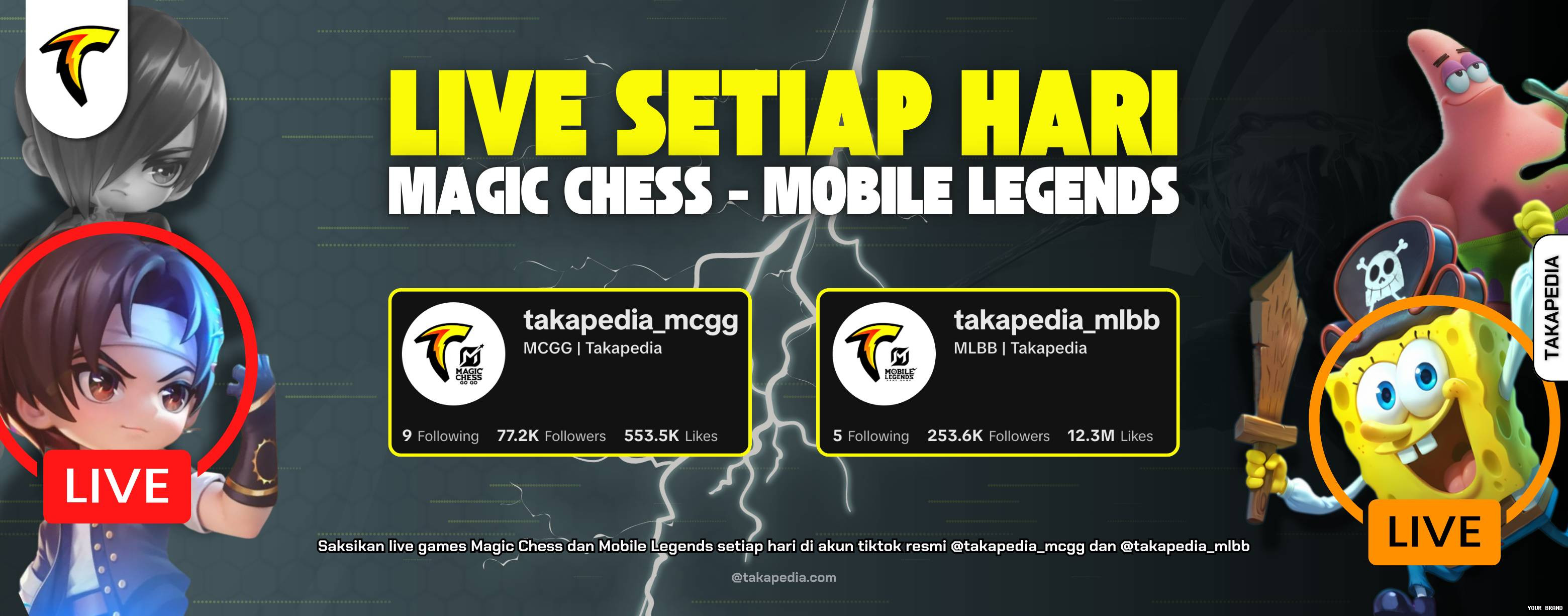 TAKAPEDIA ⚡️ Top Up Game Tercepat di Indonesia & Ramah Kantong Pelajar