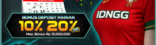 Bonus Deposit Harian 10%