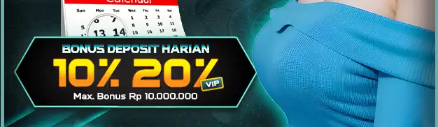 Bonus Deposit Harian 10%