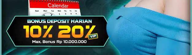 Bonus Deposit Harian 10%