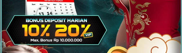 Bonus Deposit Harian 10%